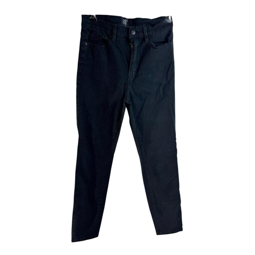 BDG Twig High Rise Cropped Jeans Black Raw Hem Size 28